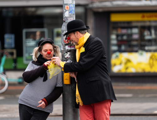 TPZ-Clowns auf dem Hildesheimer Weihnachtsmarkt